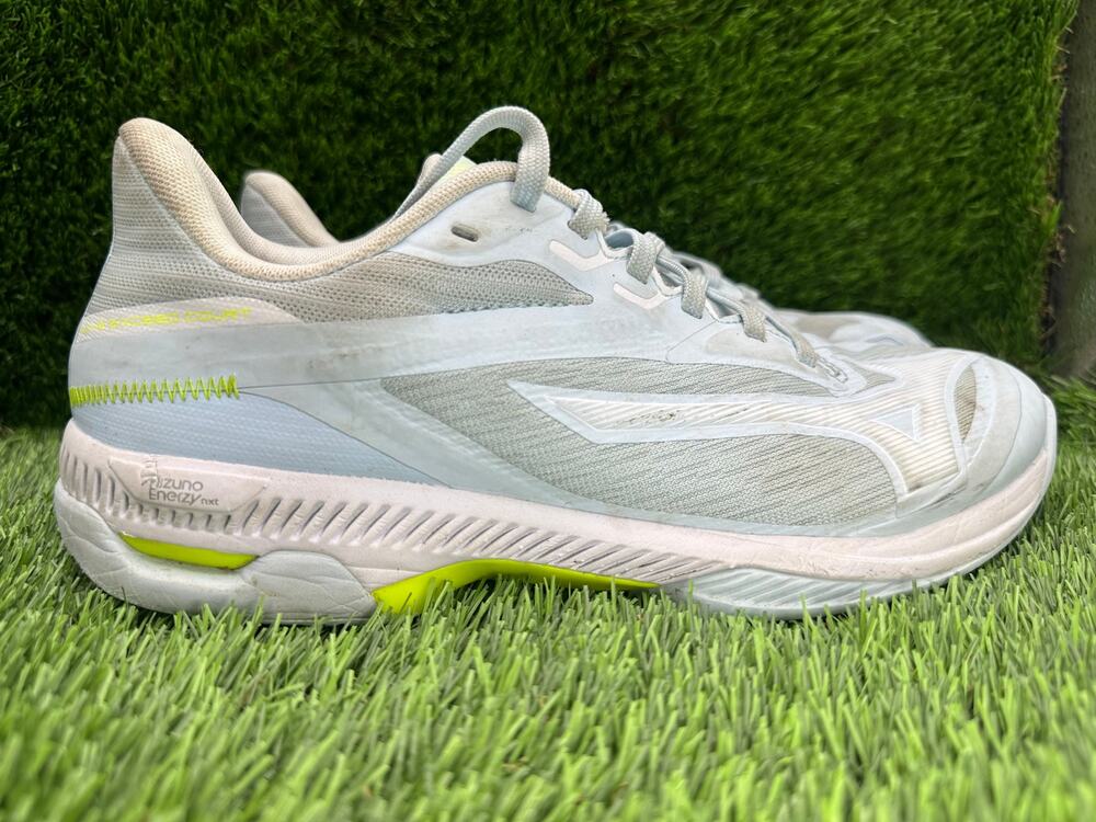 Mizuno Wave Exceed Court AC 550113.IW3F Athletic Shoe Women 8.5 Blue Mesh Tennis